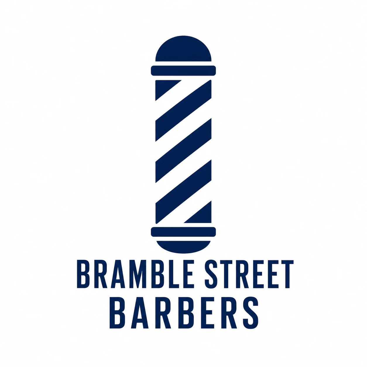 Bramble Street Barbers——用 LogoWren 生成的理发店 logo 方案